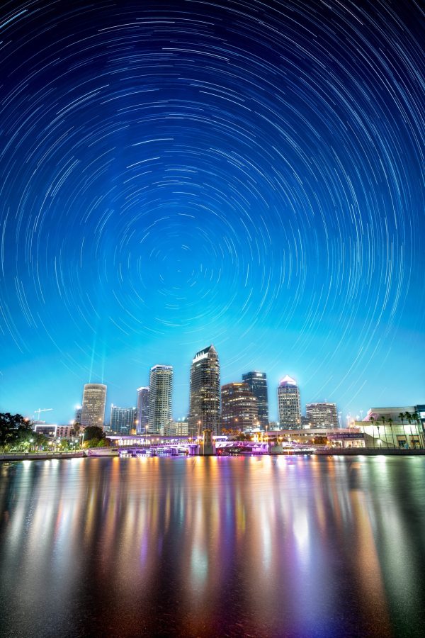 Stars spin over Tampa